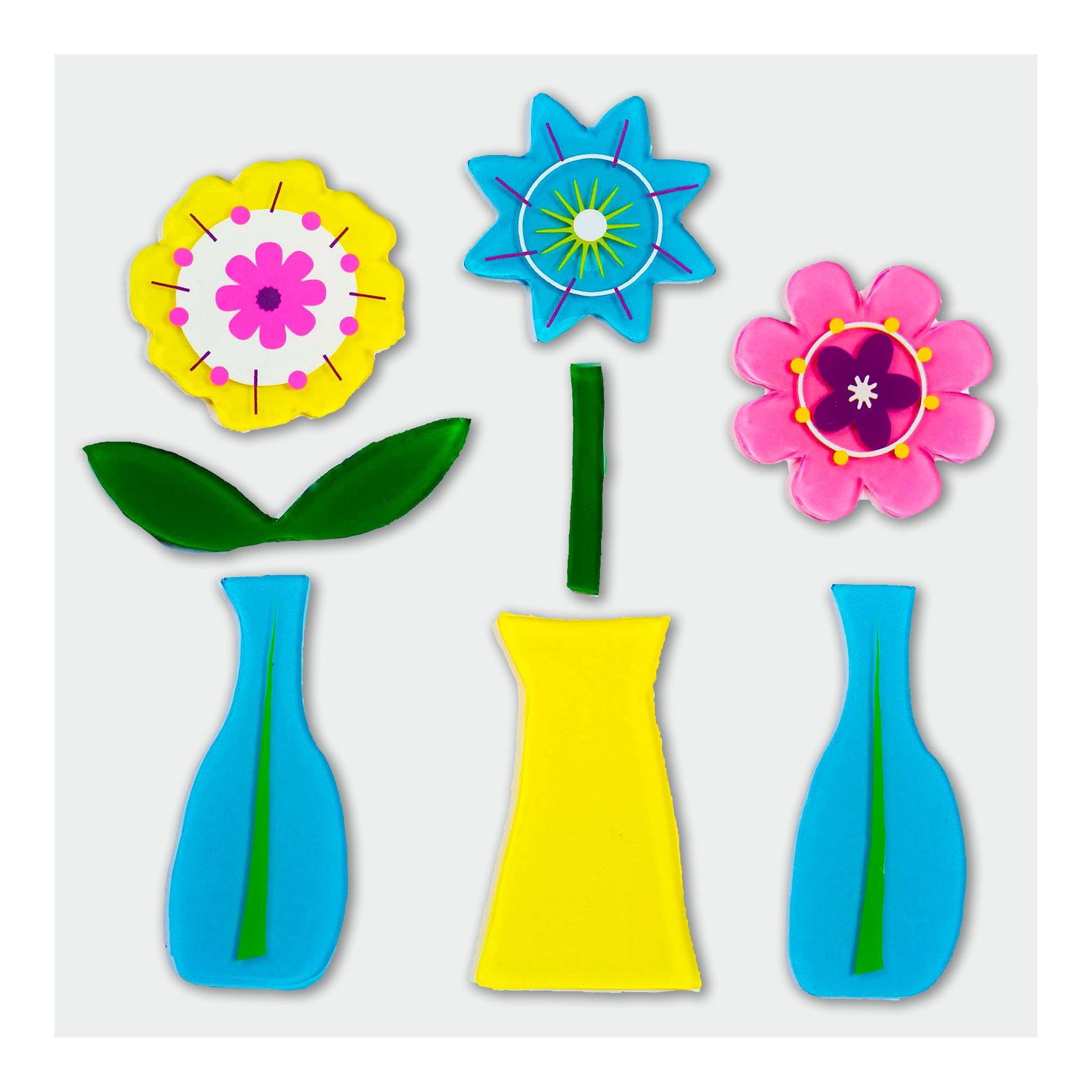 Easy to Apply & Reposition Colorful Gel Window Clings Sticker