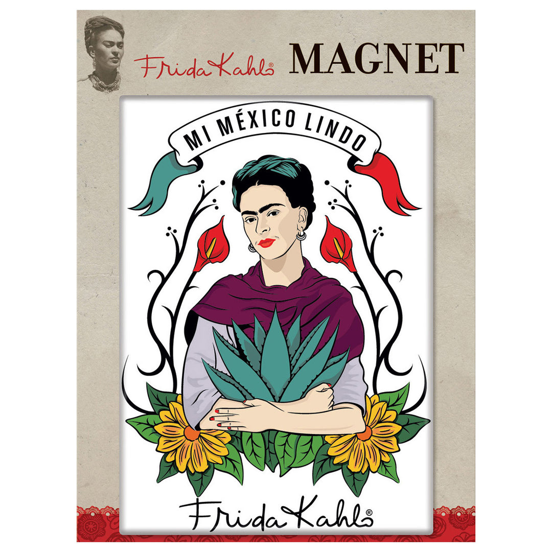 Frida Kahlo Mi Mexico Lindo Magnet