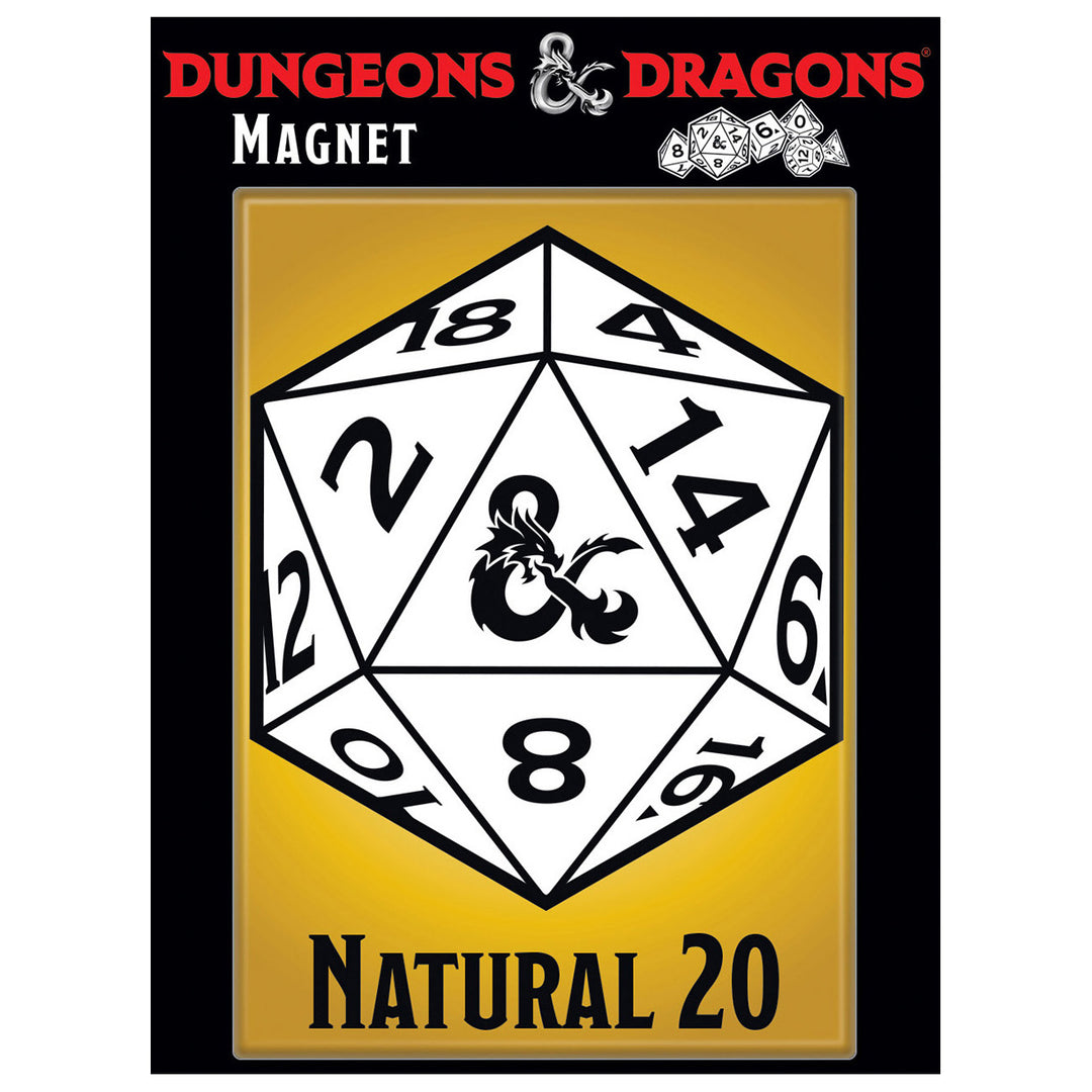 DnD Natural 20 Magnet