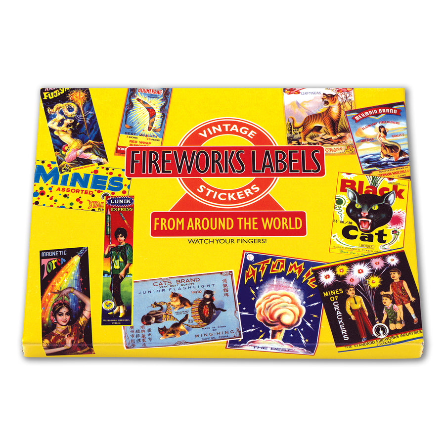 Fireworks Labels Vintage Stickers – Sticker Planet