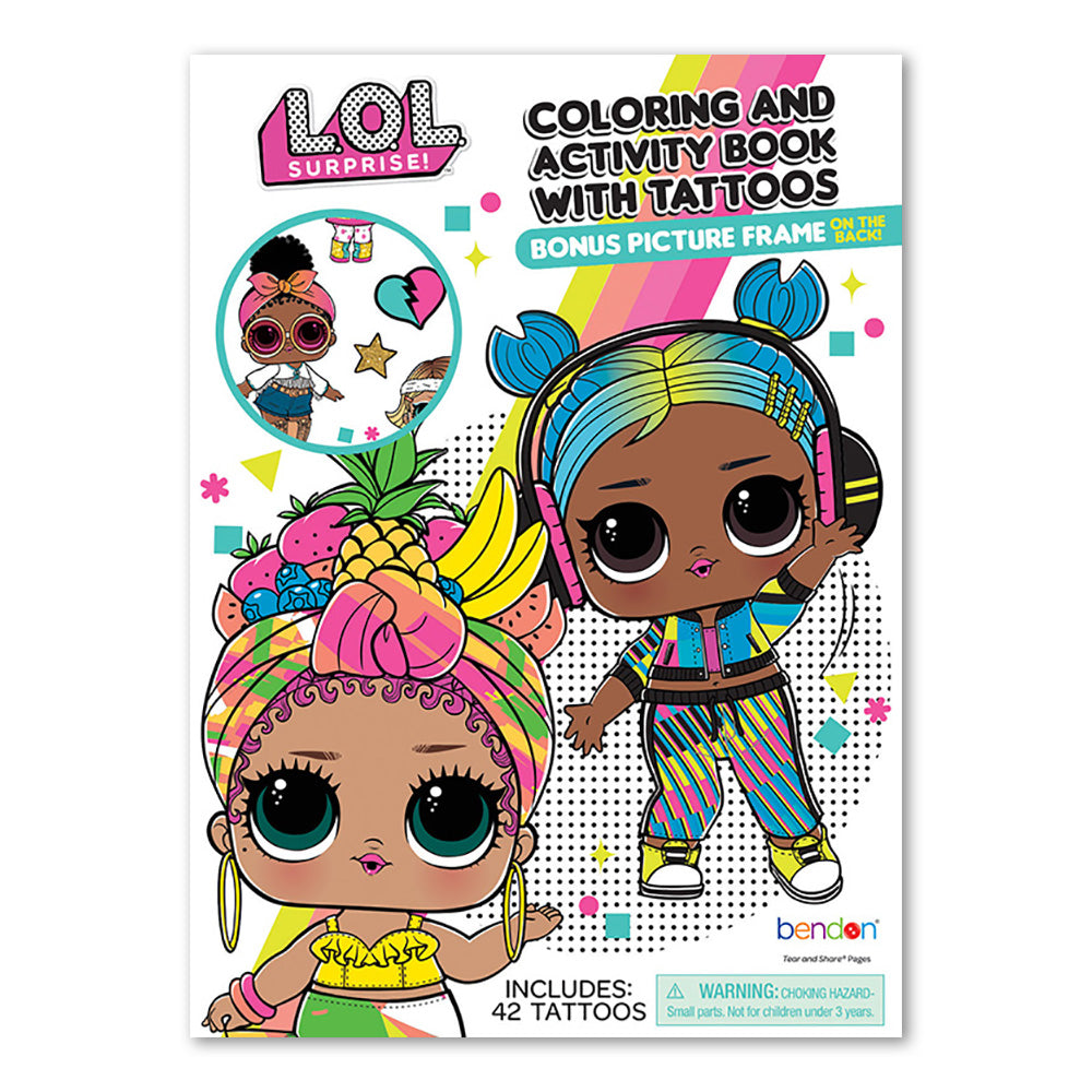 LOL Surprise Coloring & Activity Book with Tattoos