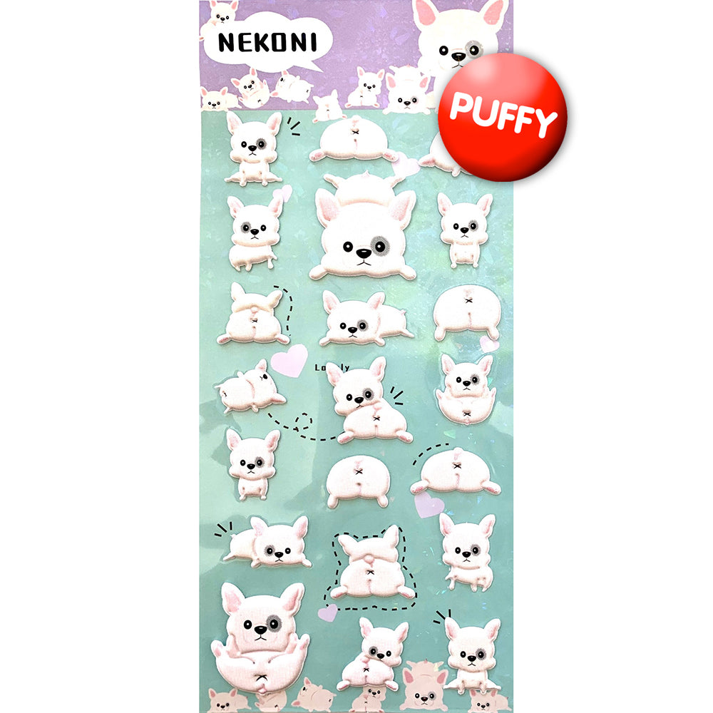 Nekoni Puffy Stickers - Cute