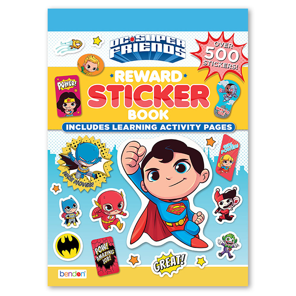 DC Comics Super Hero Reward Sticker Pad