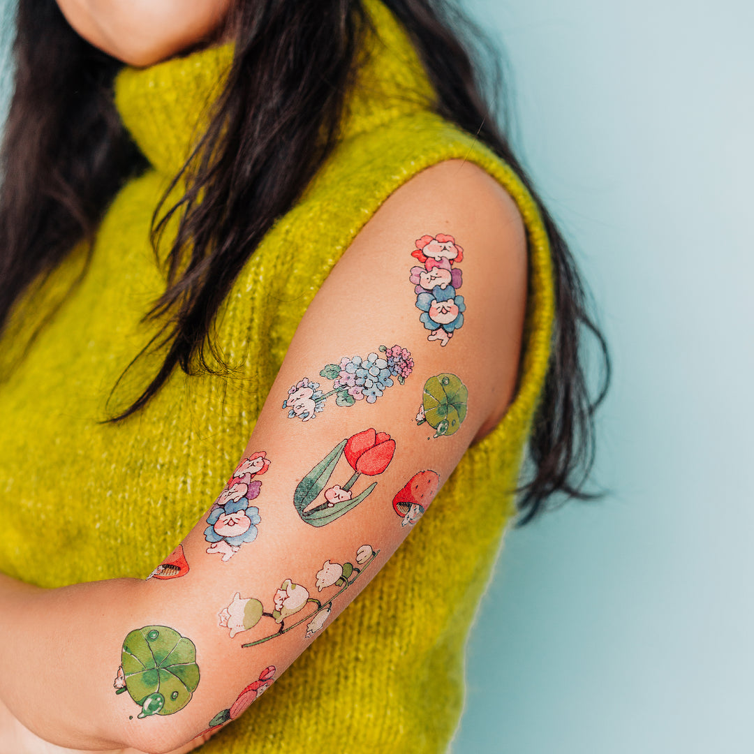 Shy Ones Tattly Temporary Tattoo Sheets