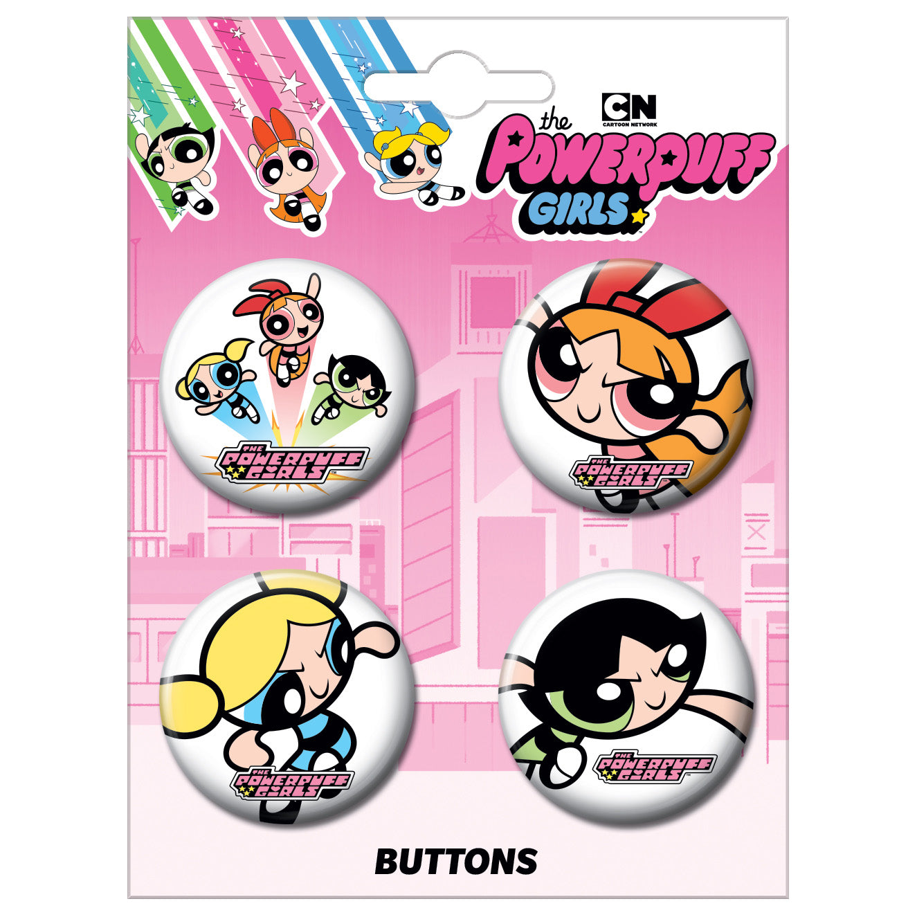 Powerpuff Girls Button Set – Sticker Planet