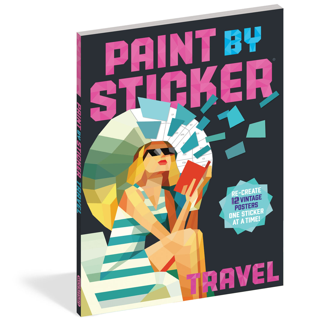 Travel Paint By Sticker Book