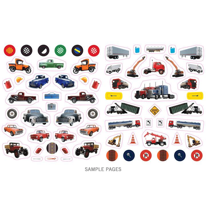 Trucks Eyelike Sticker Activity Book