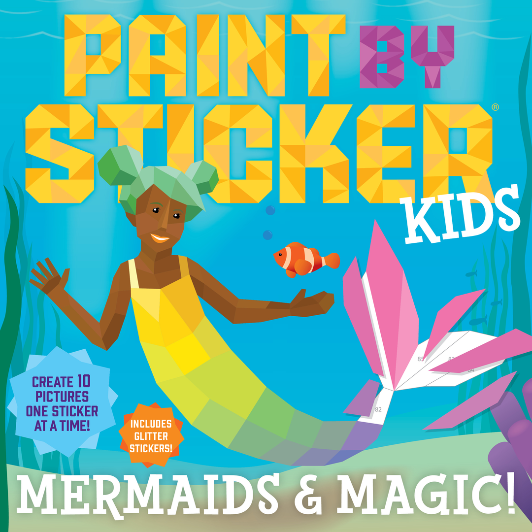 Mermaids & Magic Paint By Sticker Book
