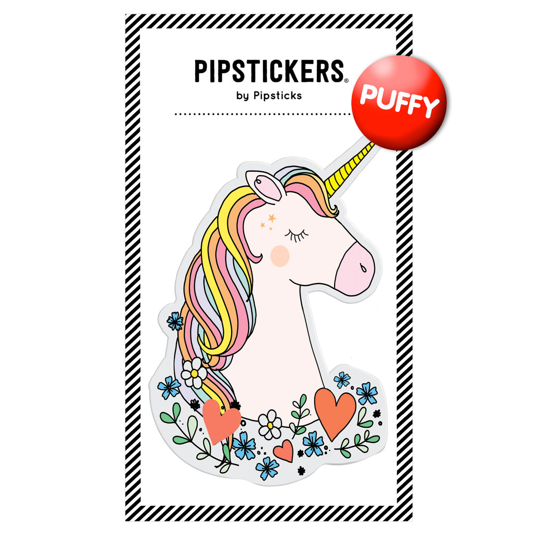 Big Puffy Unicorn Sticker