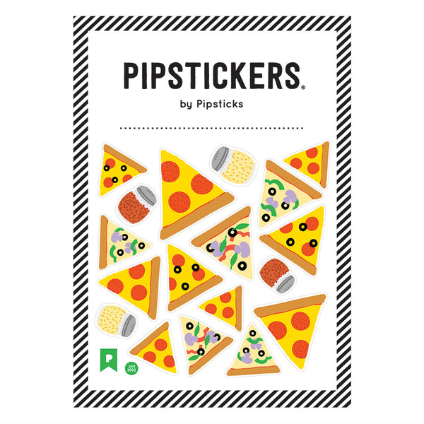 Fuzzy Pizza Stickers