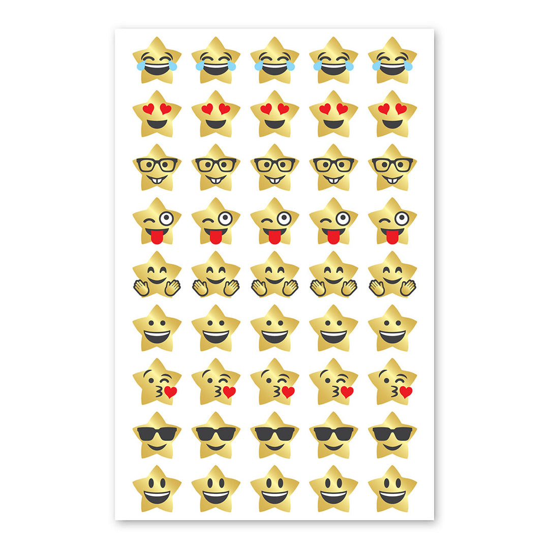 Star-shaped Emoji Stickers