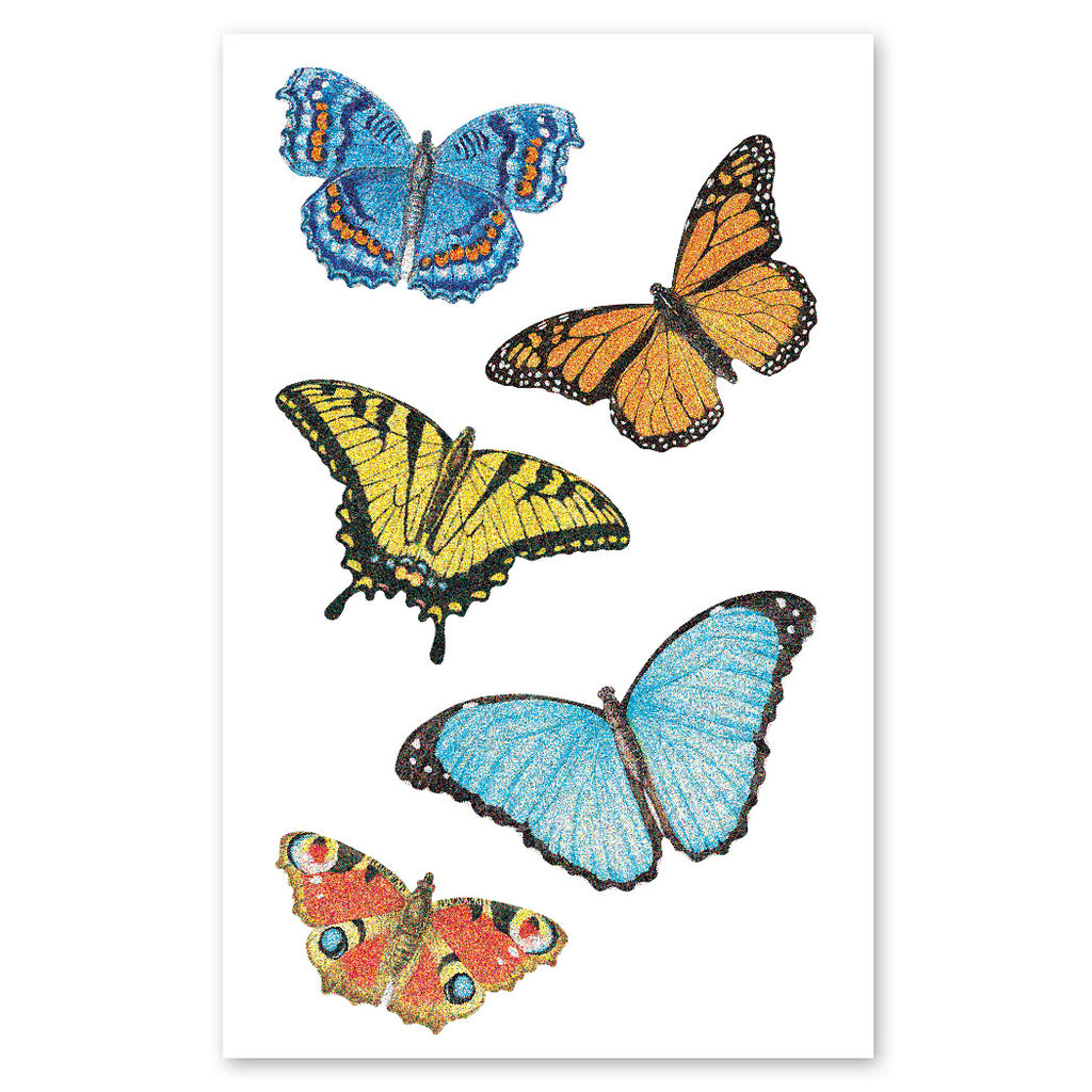 BUTTERFLY GEMSTONE STICKERS/ Butterfly Gemstone Rhinestone Sticker Set/  Glittery Butterfly Stickers/ Card Making, Scrapbooking, Journals 