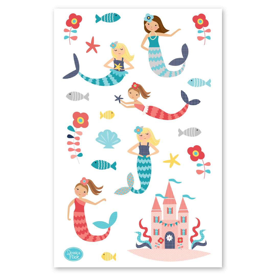 Variety of Mermaids Stickers