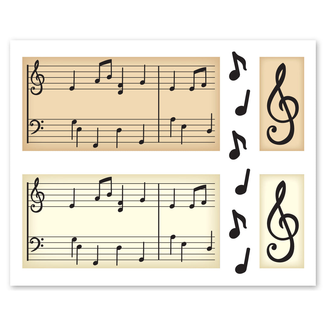 Sheet Music Stickers