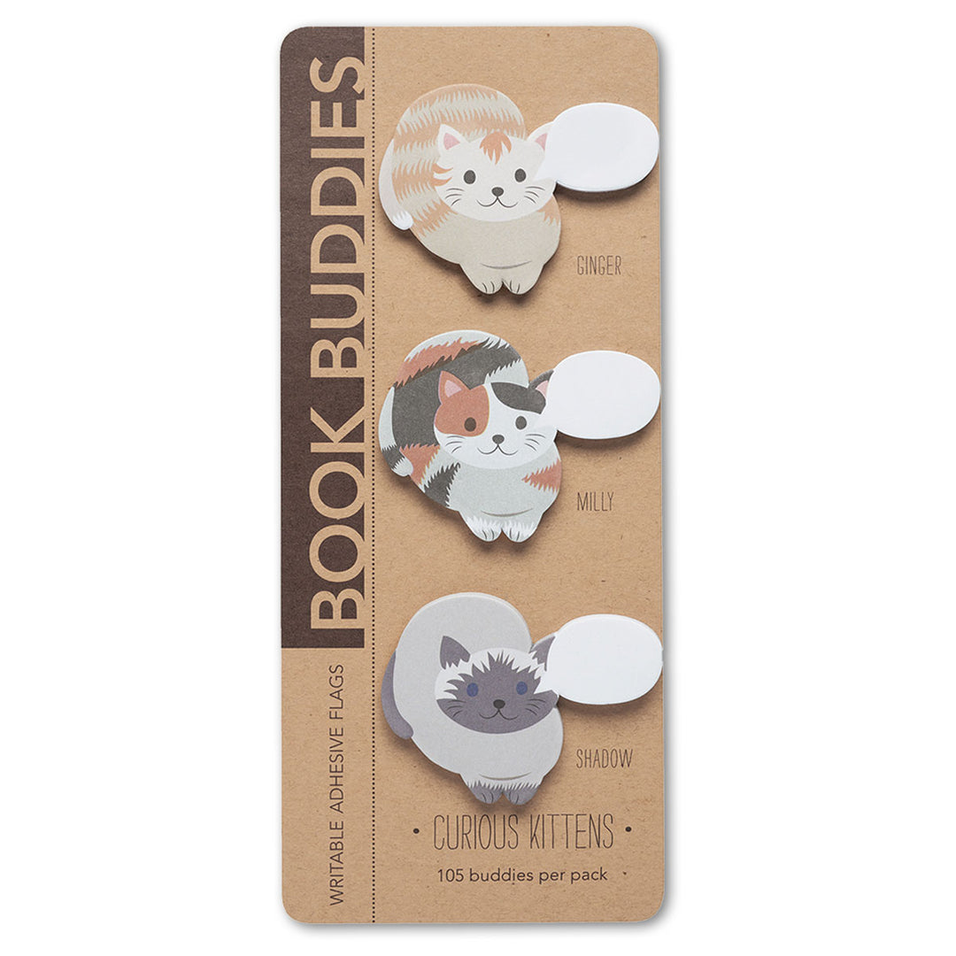 Curious Kittens Book Buddies Sticky Page Flags
