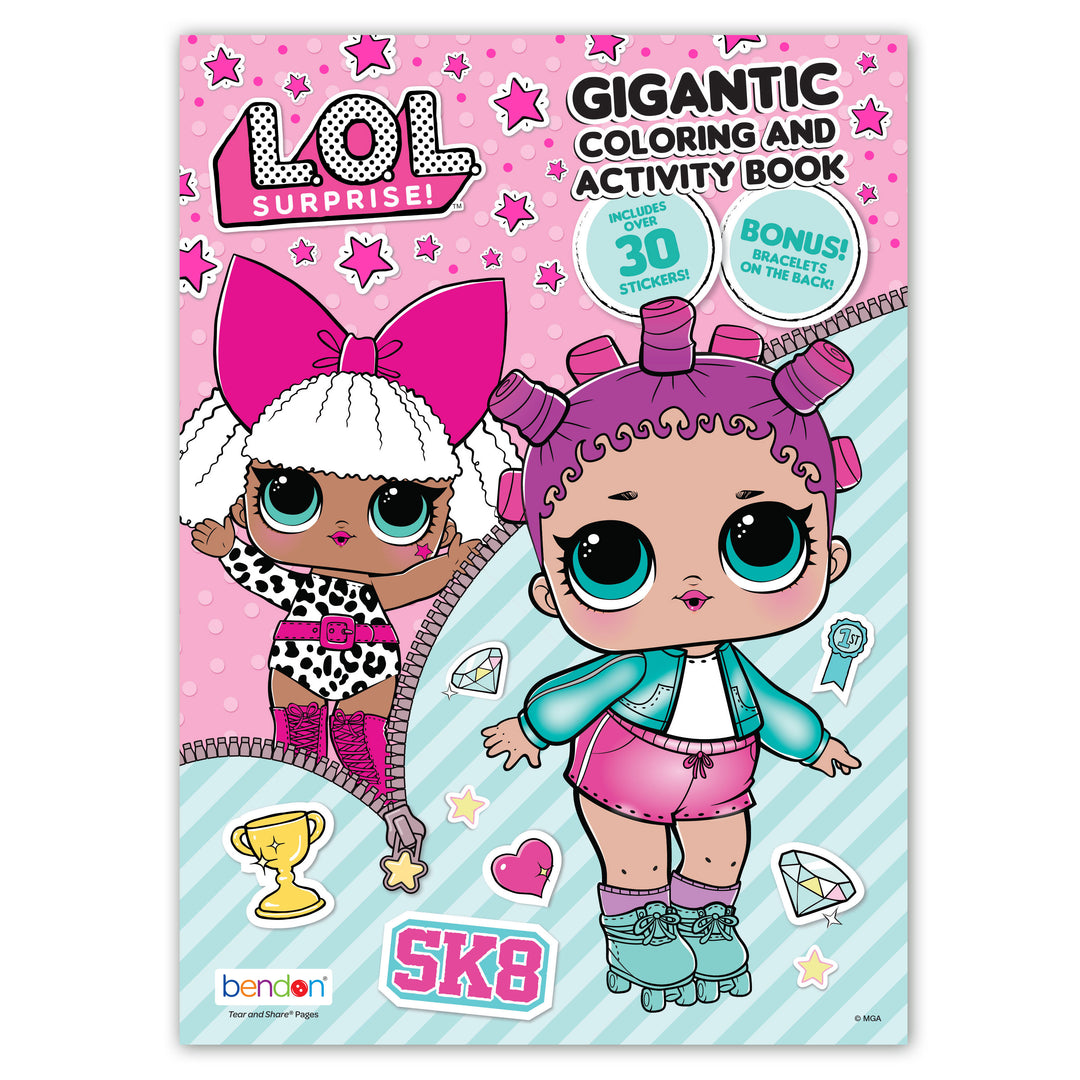Lol Surprise Gigantic Coloring & Activity Book With Stickers