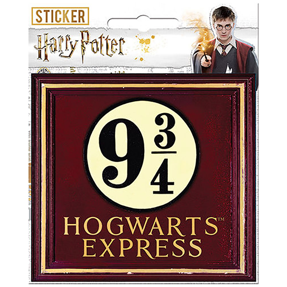 9 3/4 Hogwarts Express Sticker