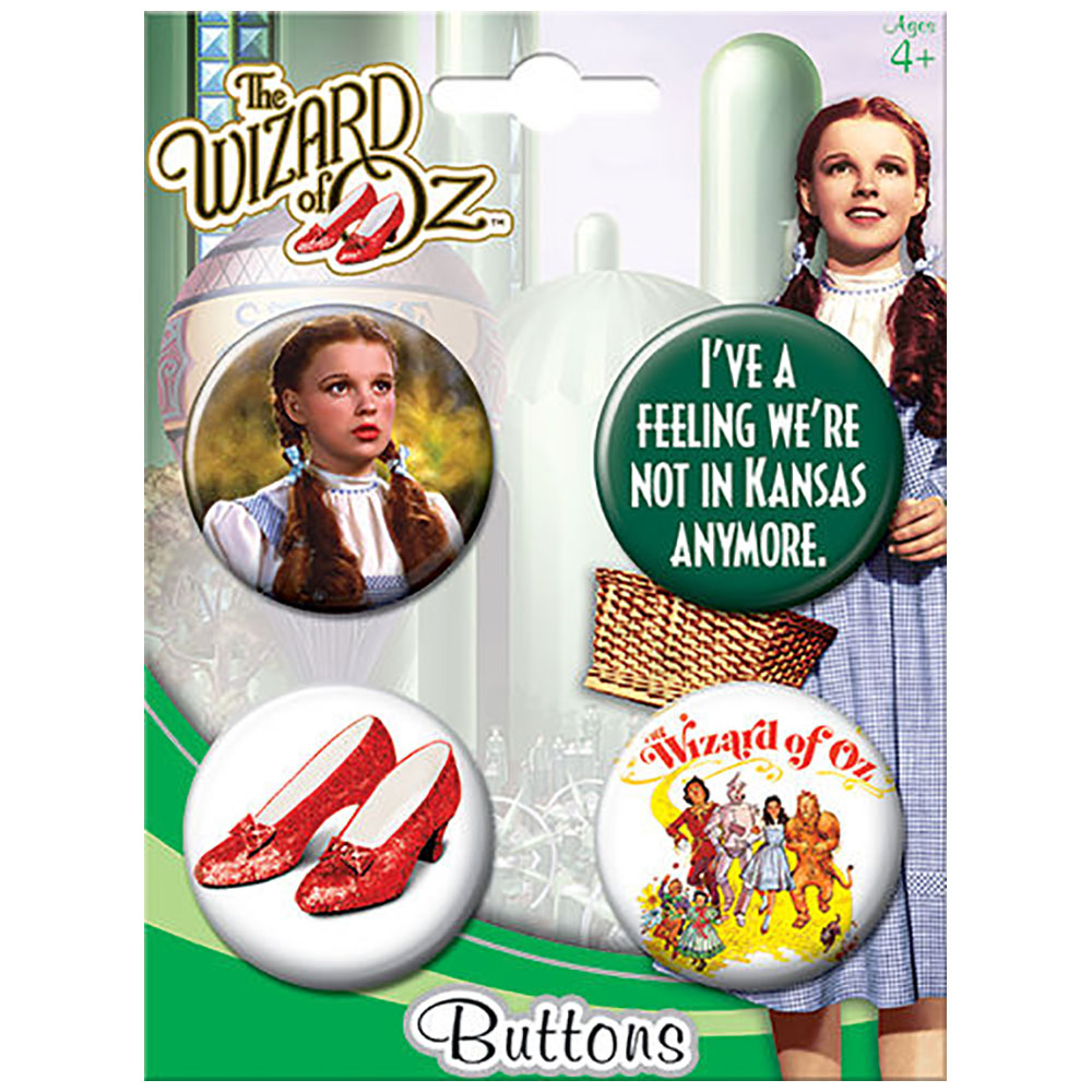 Wizard Of Oz Button Set