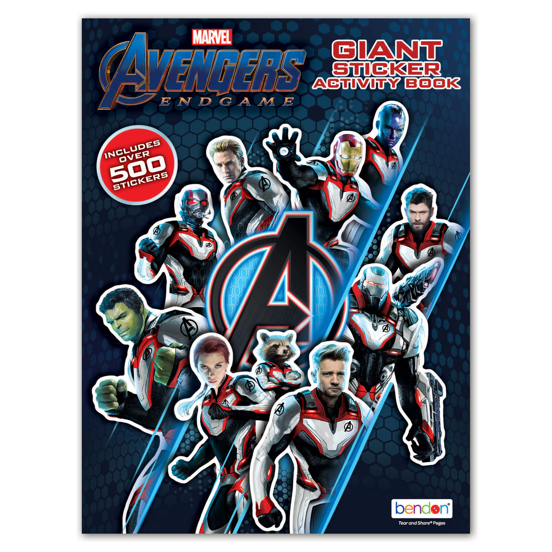 Avengers Endgame Giant Sticker Activity Book