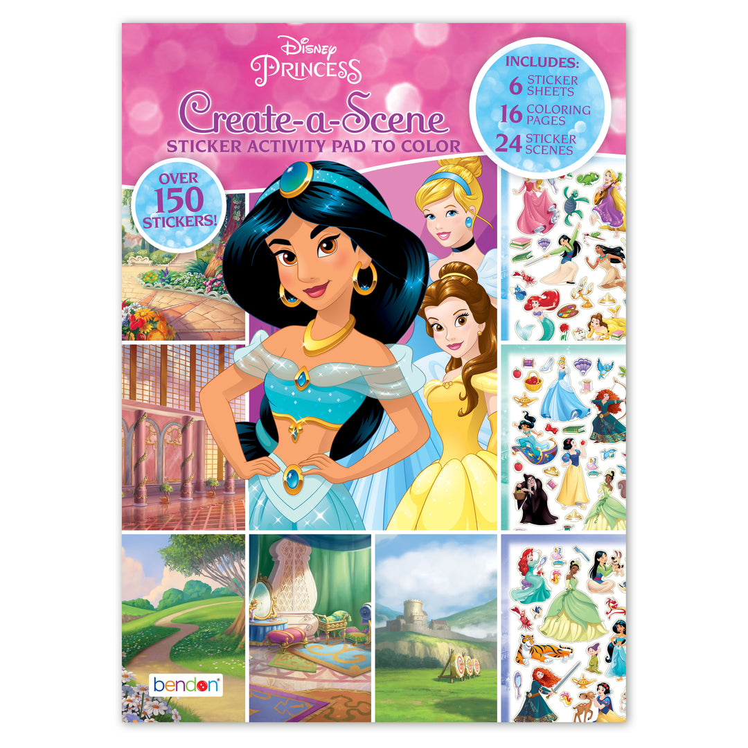 Disney Princess Create-A-Scene Sticker Activity Pad