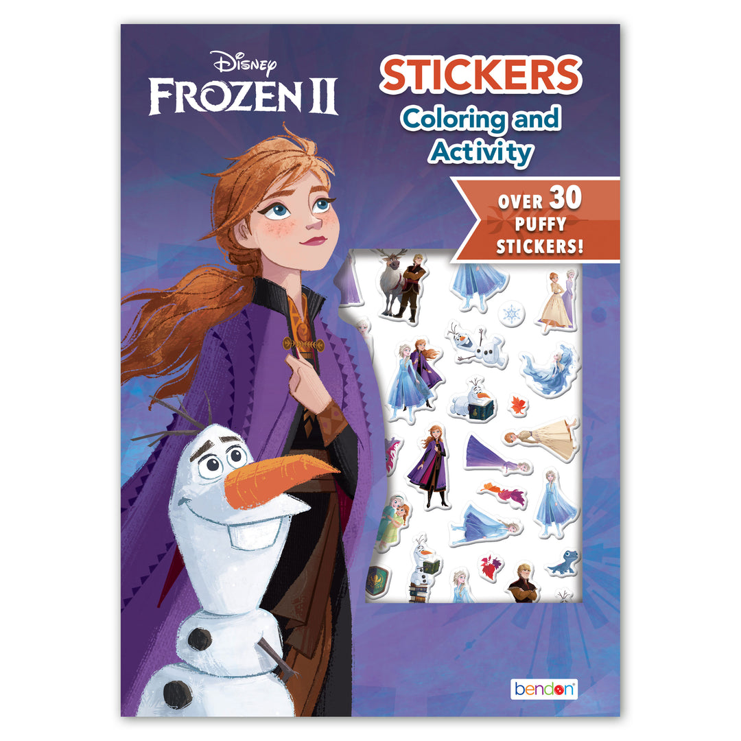 Frozen Ii Coloring & Activity Book With Puffy Stickers