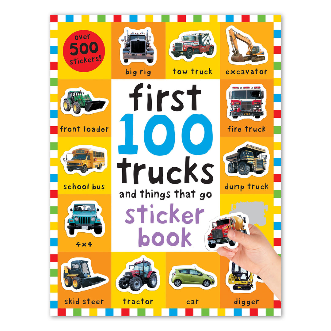 First 100 Trucks and Things that Go Sticker Activity Book
