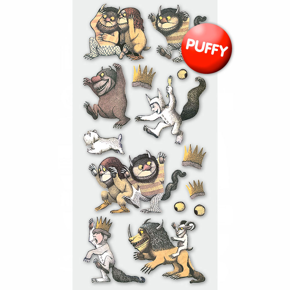 Where the Wild Things Are Puffy Stickers