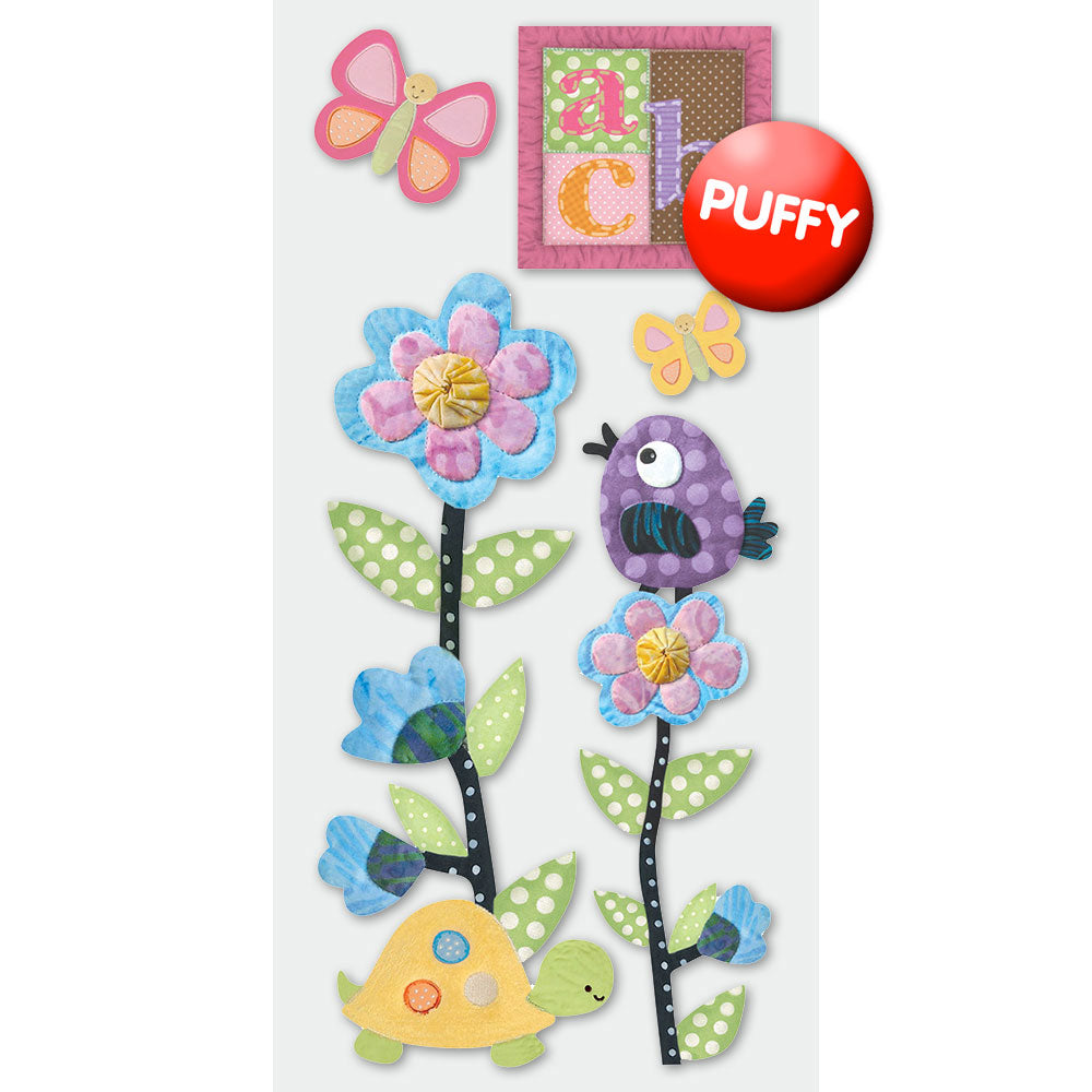 Baby Girl Puffy Stickers