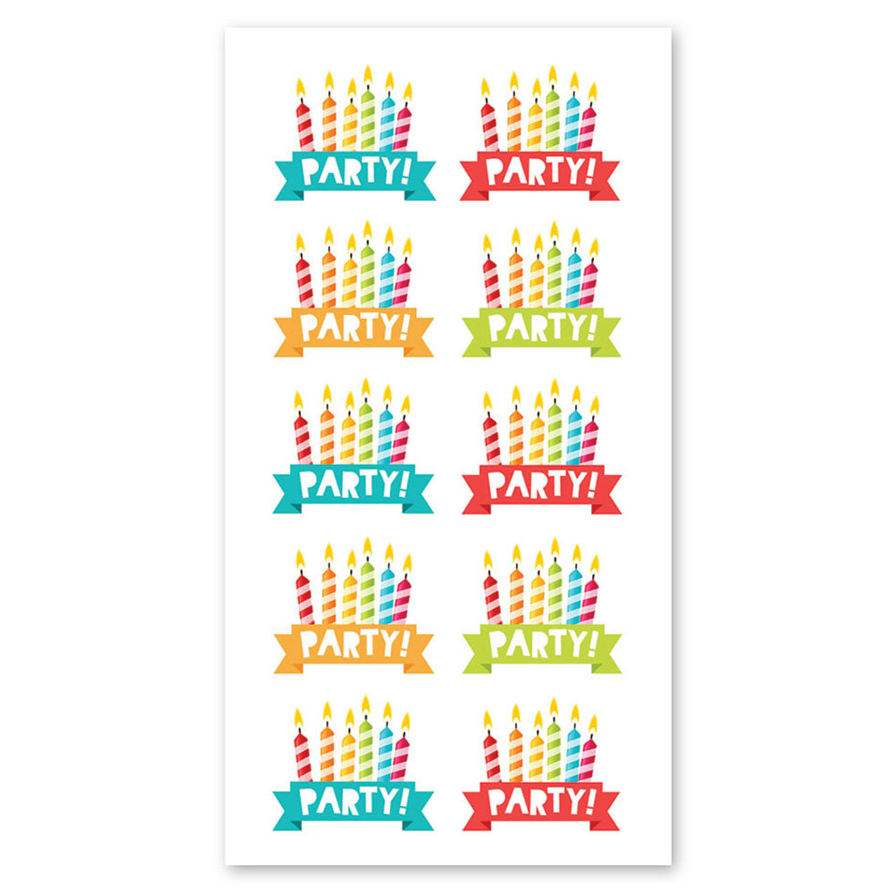 Birthday Party Stickers