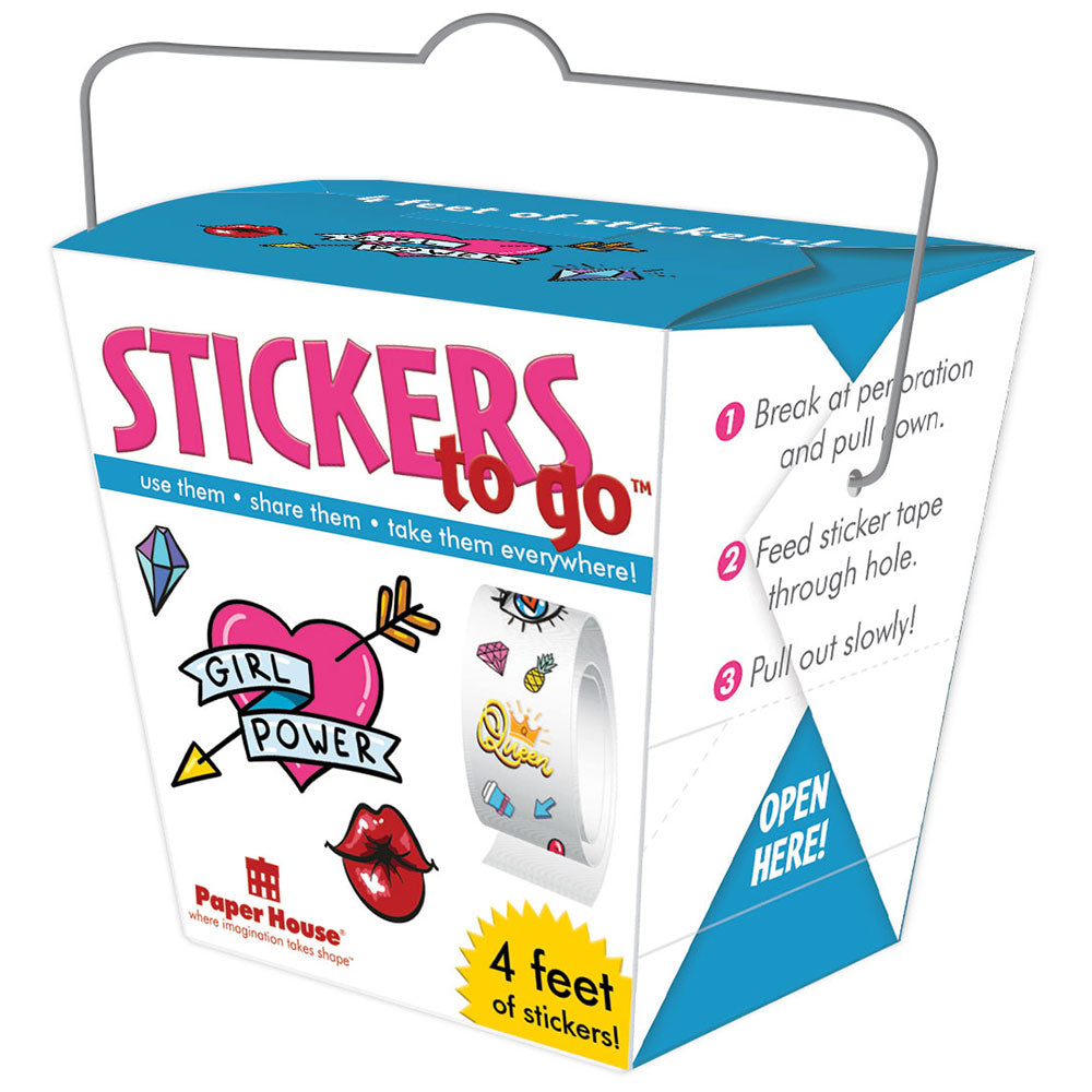 Girl Power Stickers To Go Box