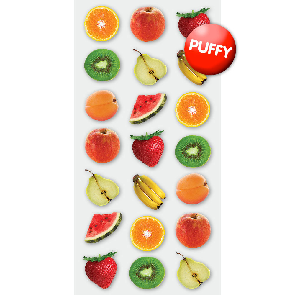 Fruit Puffy Stickers