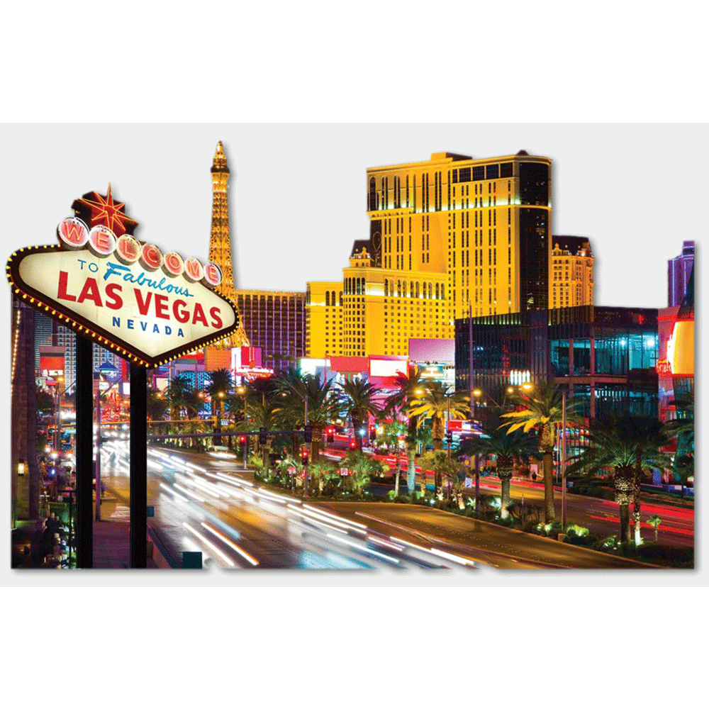 Las Vegas 3-D Stickers