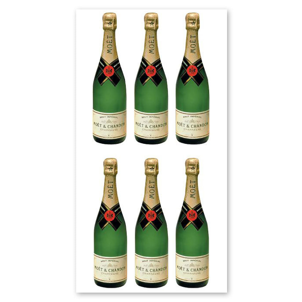 Champagne Bottle Stickers