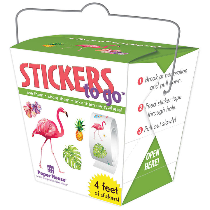 Tropical Stickers To Go Box