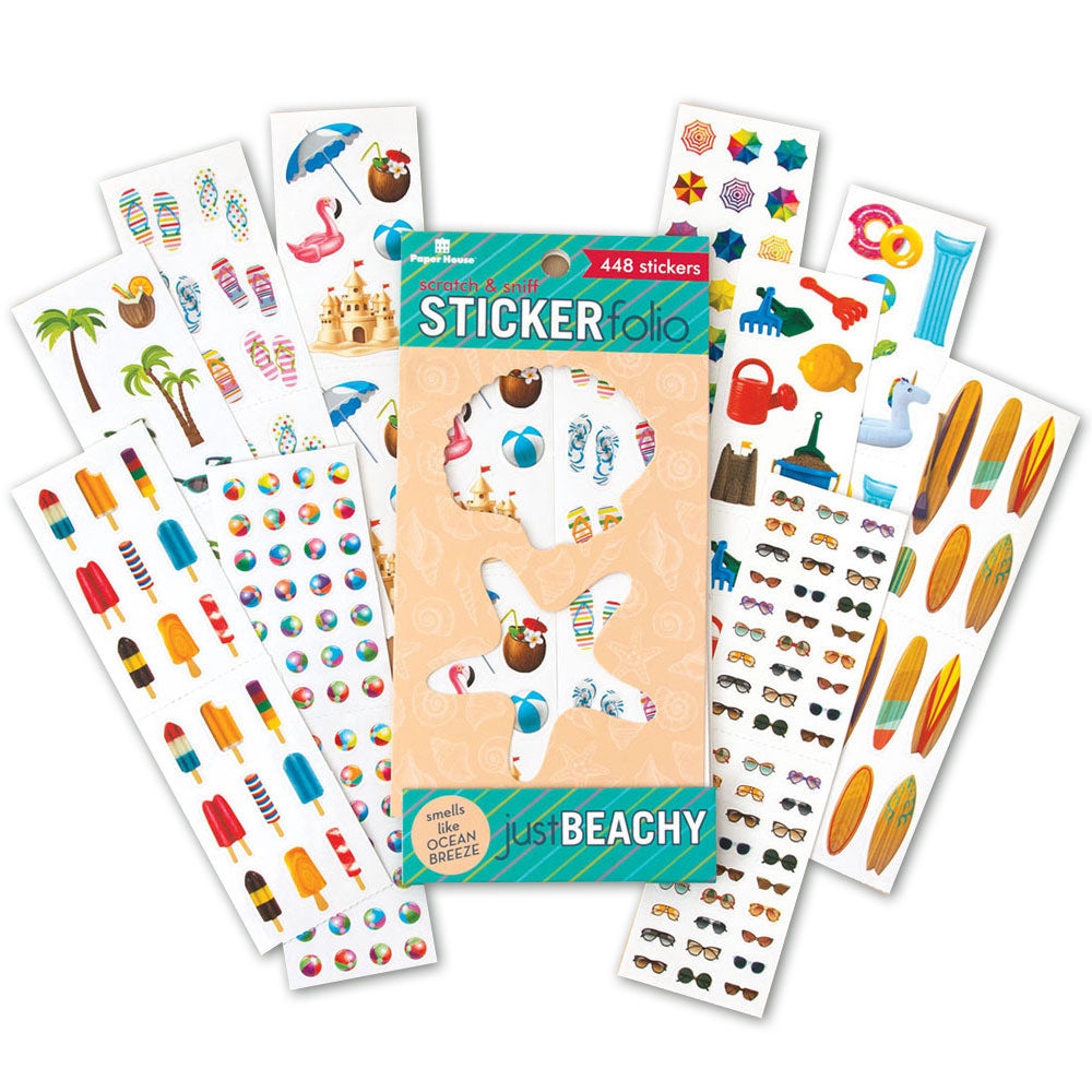 Just Beachy Scratch & Sniff Sticker Folio