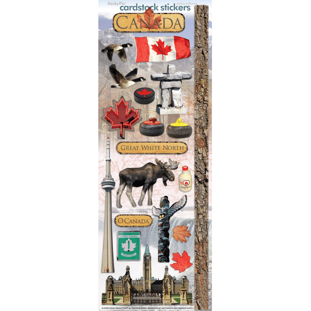Canada Cardstock Stickers