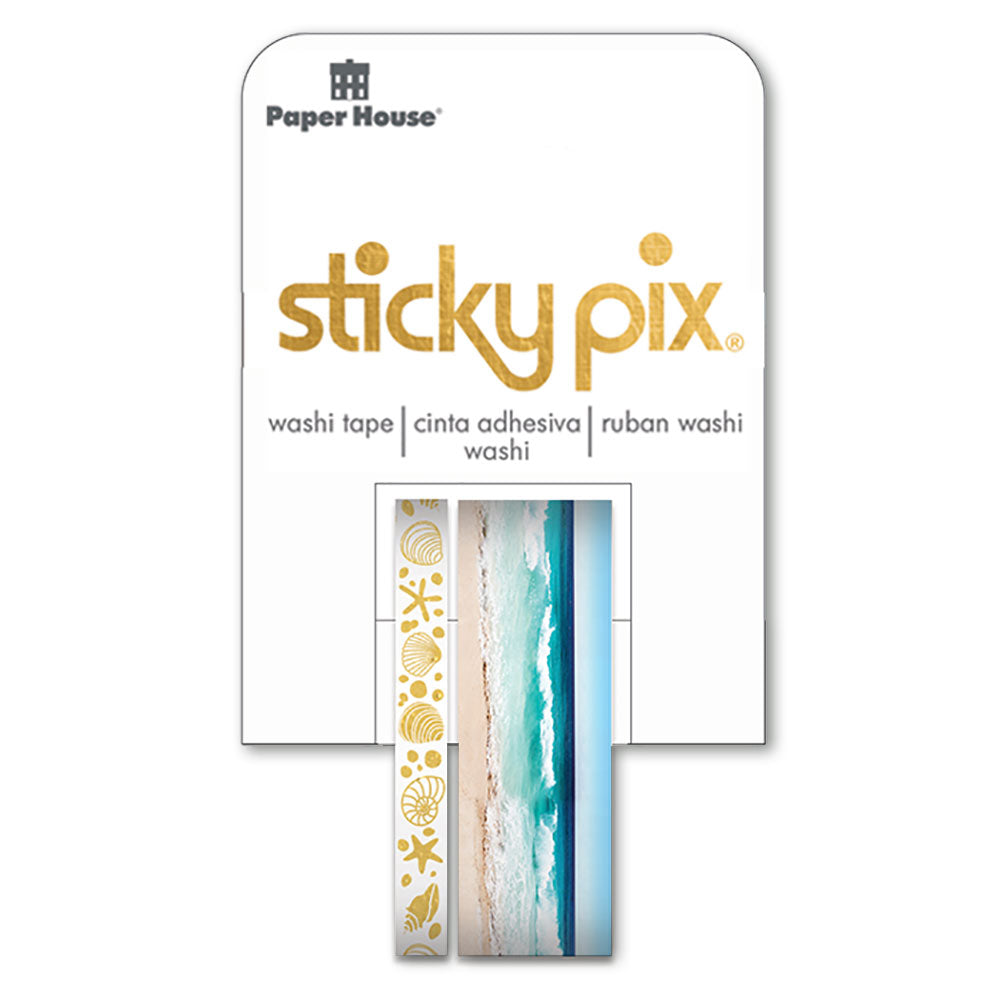 Paper House Sticky Pix Washi Tape 2-pkg-stargazer