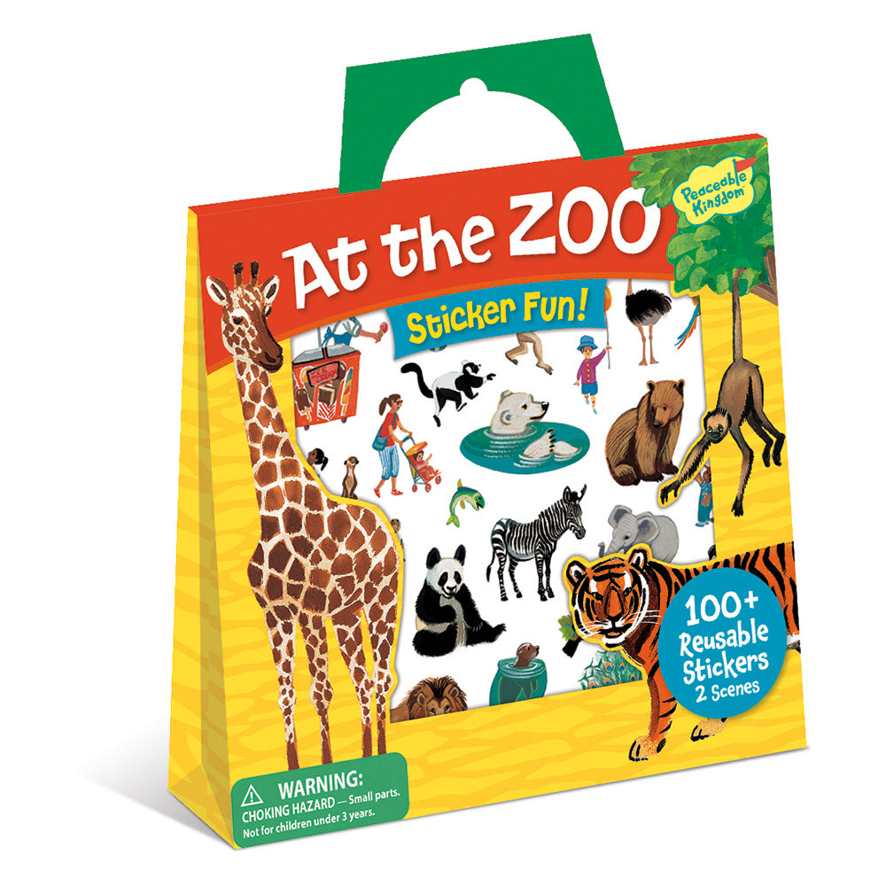 At The Zoo Sticker Activity Tote