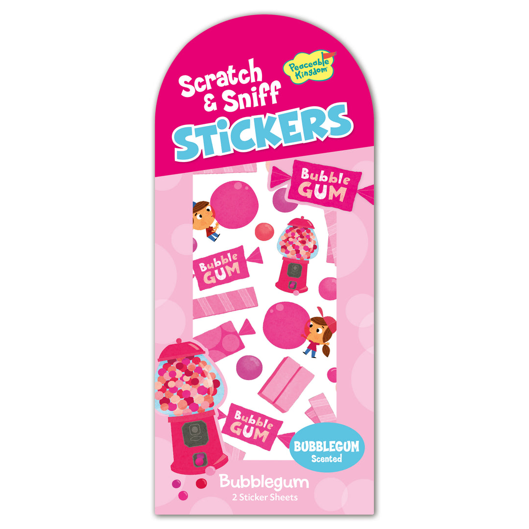 Bubble Gum Scratch & Sniff Stickers