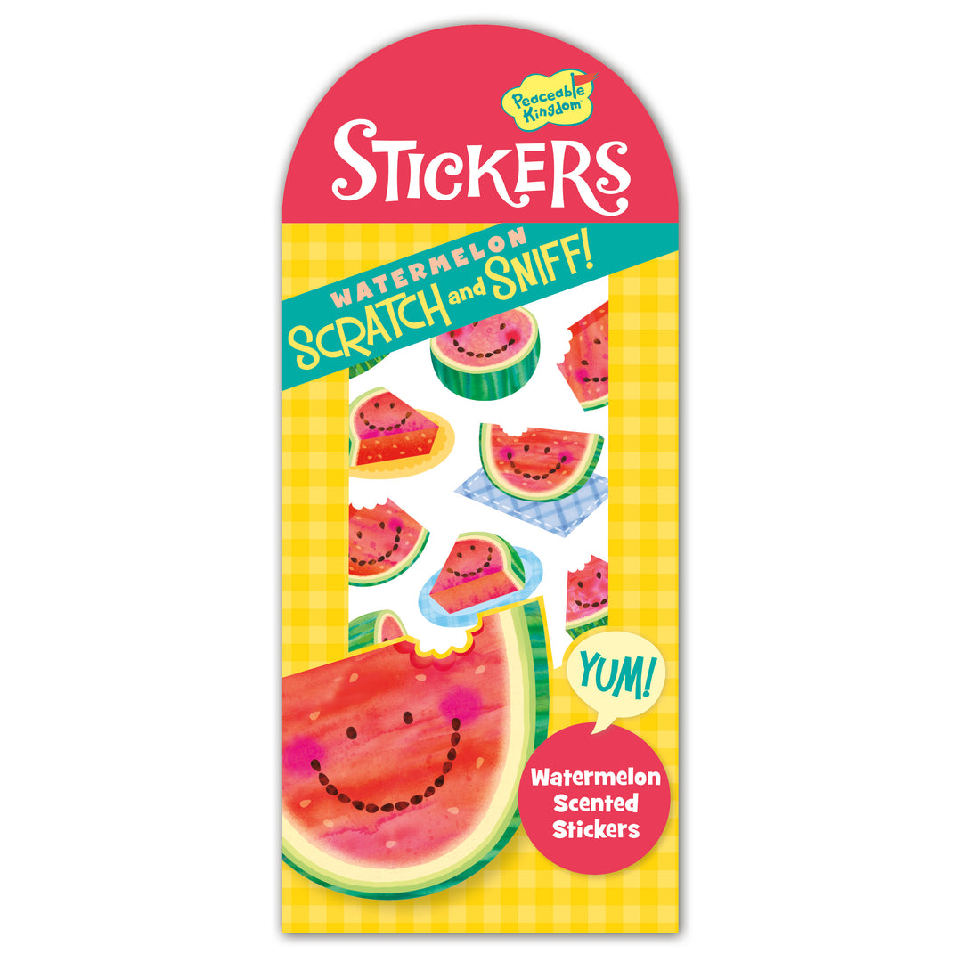 Watermelon Scratch & Sniff Stickers