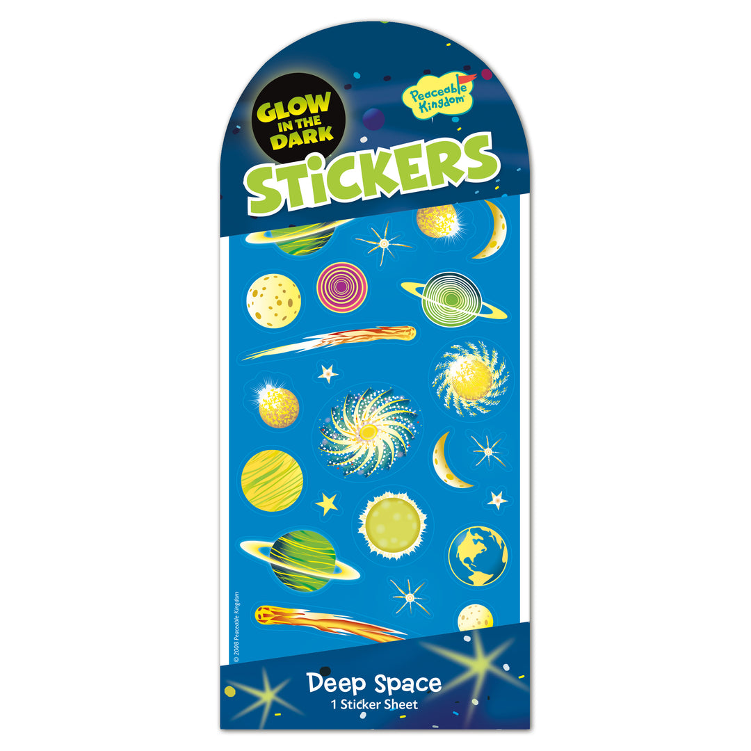 Deep Space Glow-In-The-Dark Stickers