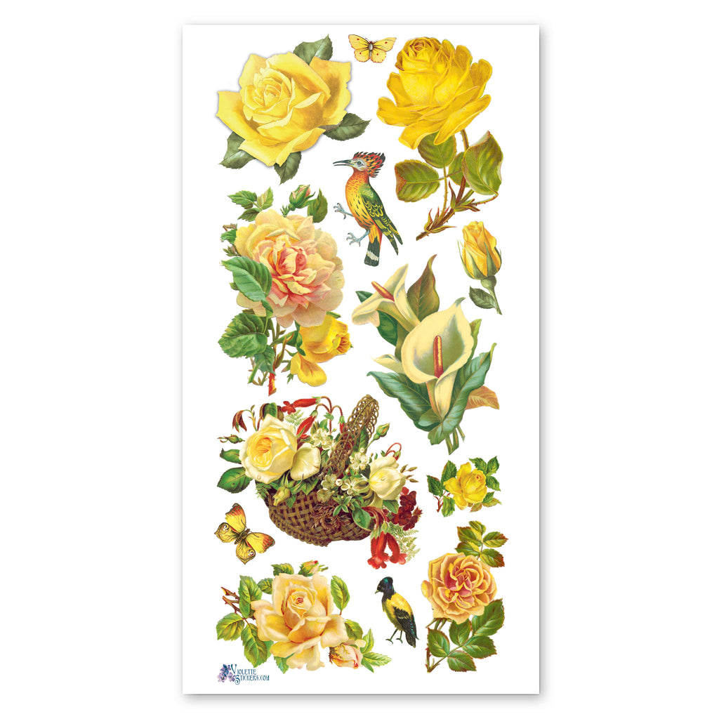 Floral Stickers, Blush & Bouquets
