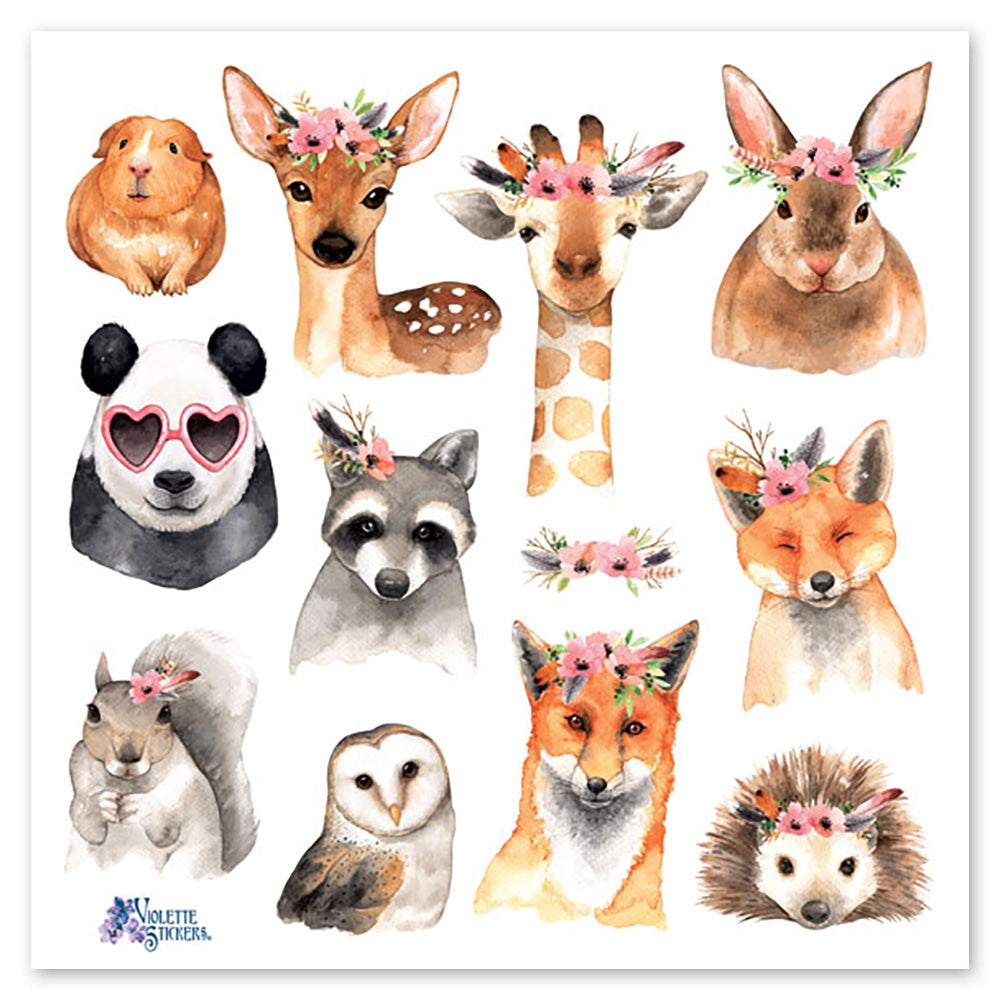 Flower Crown Animals