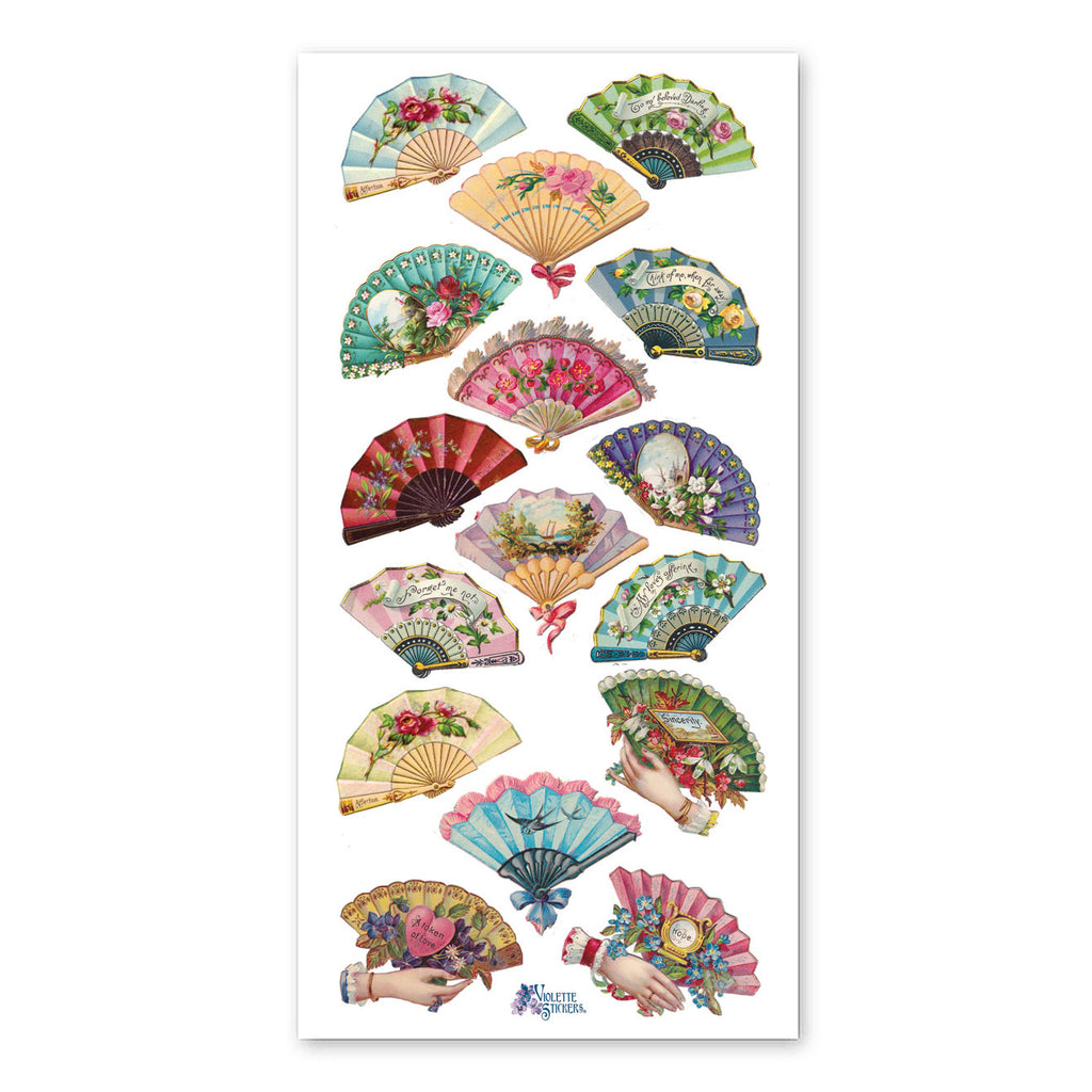 Victorian Fans Stickers – Sticker Planet