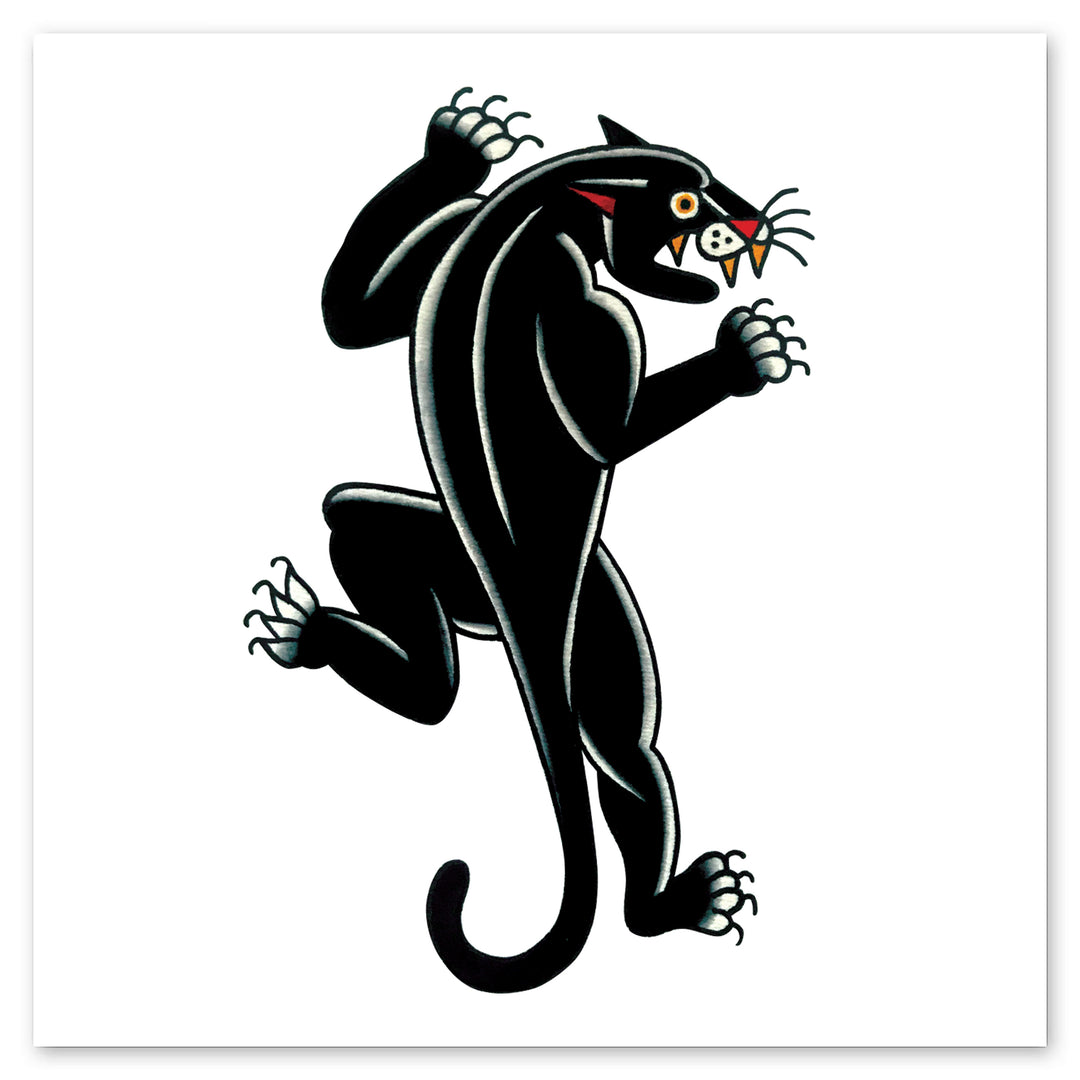 Panther Tattly Tattoos