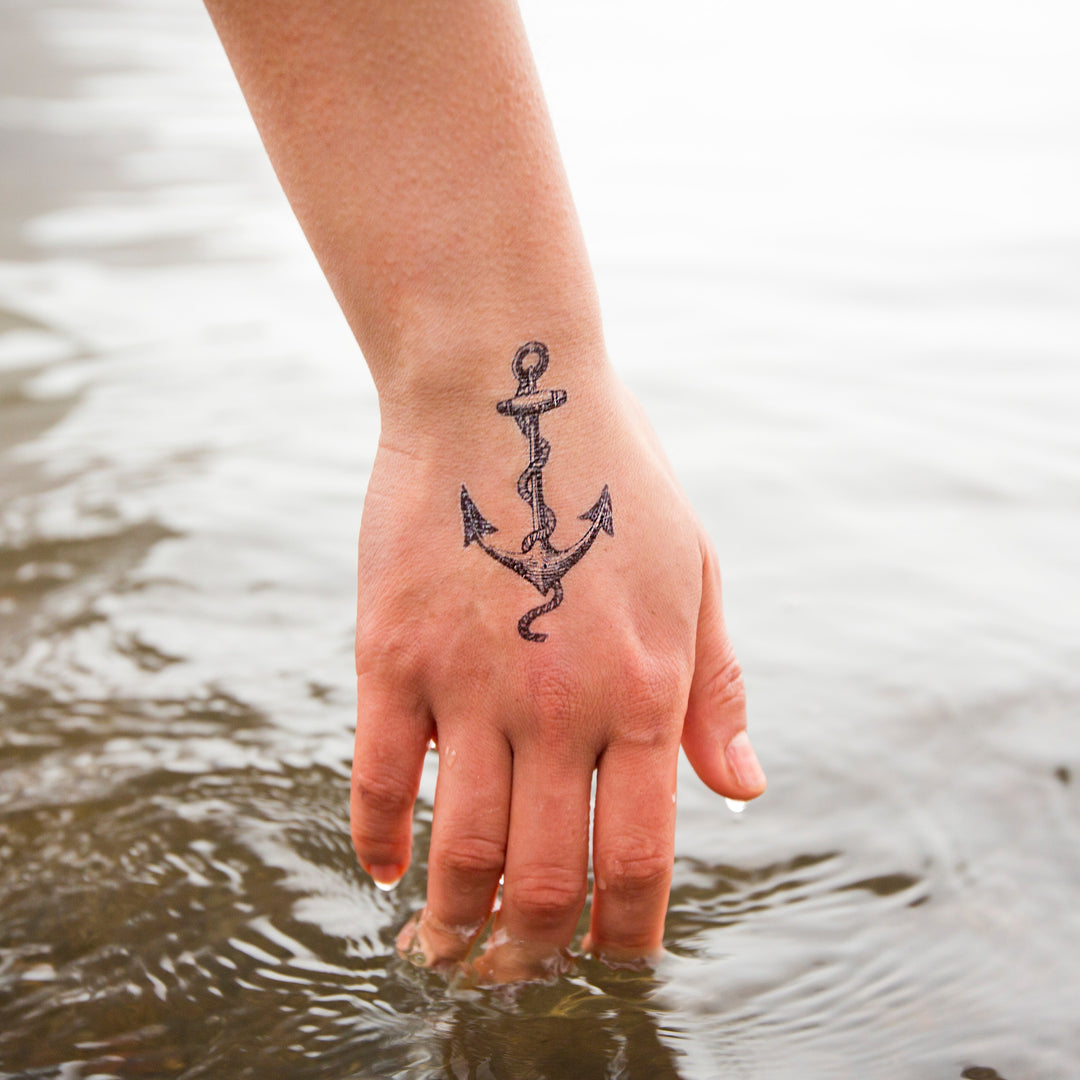 Cartolina Anchor Tattly Tattoos