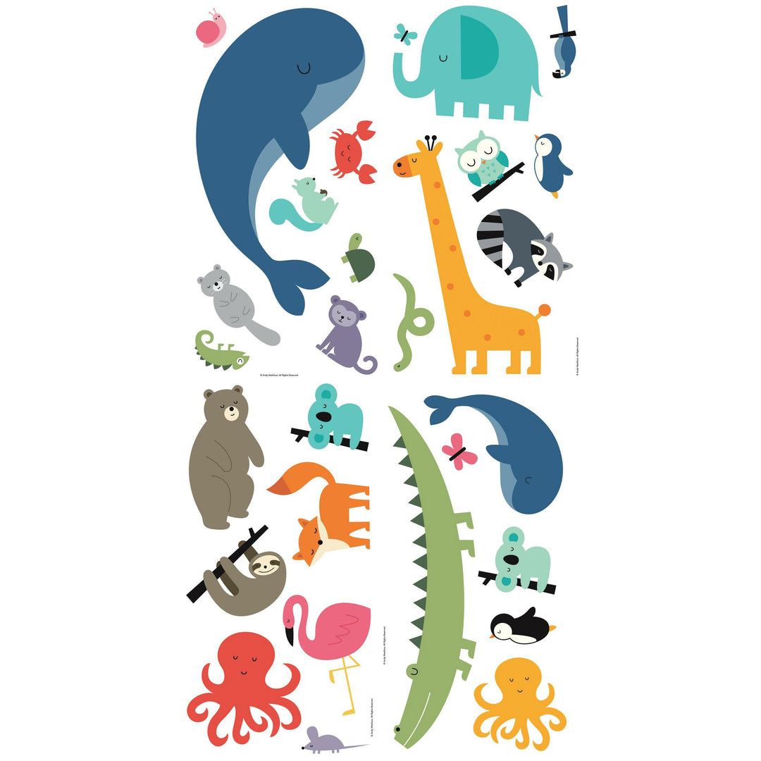 We Are One Animals Wall Decals By Andy Westface