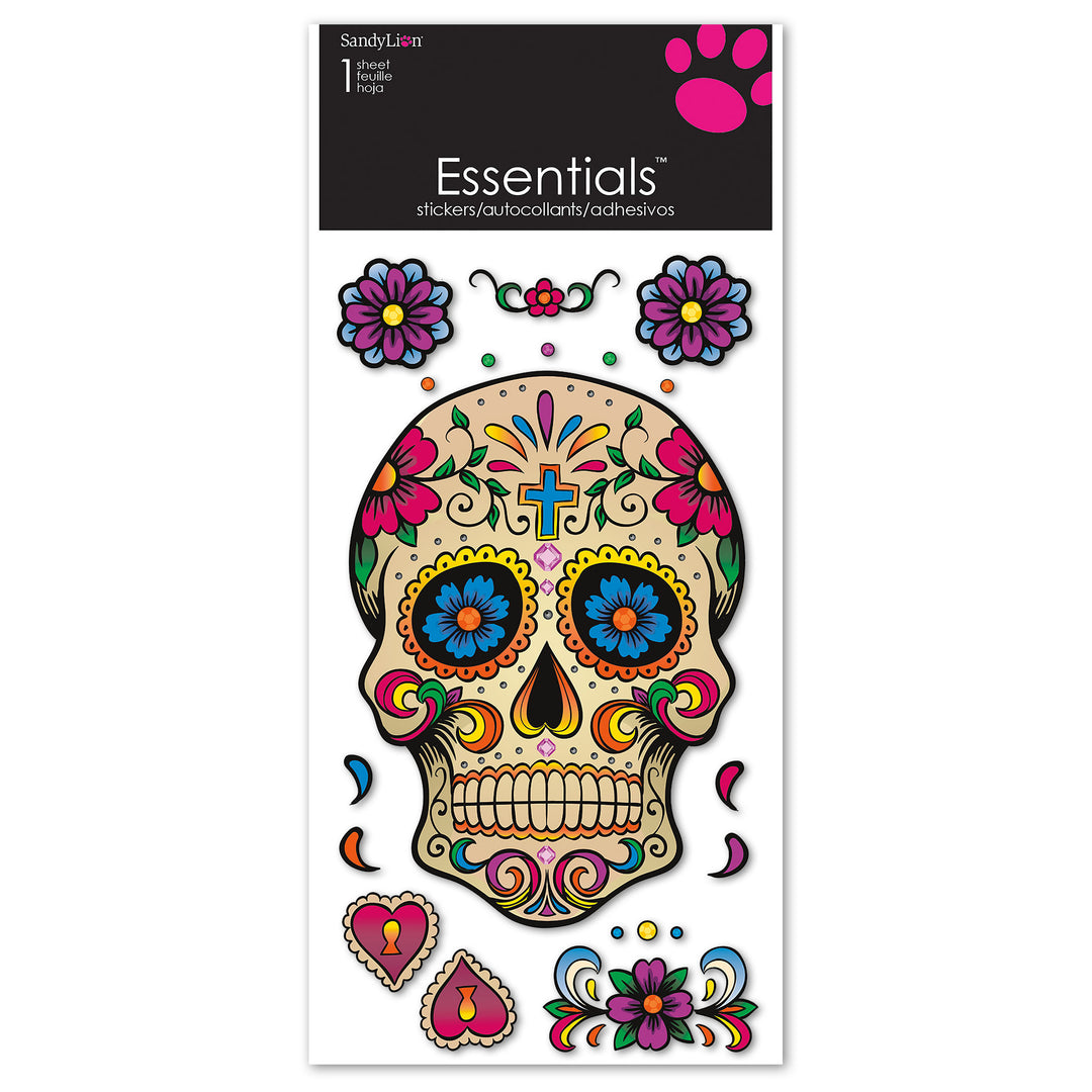 Day Of The Dead Essentials Dimensional Stickers