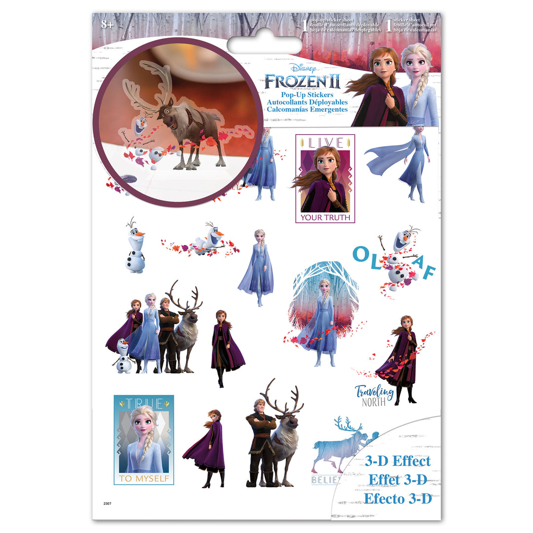 Frozen 2 Pop-Up Stickers