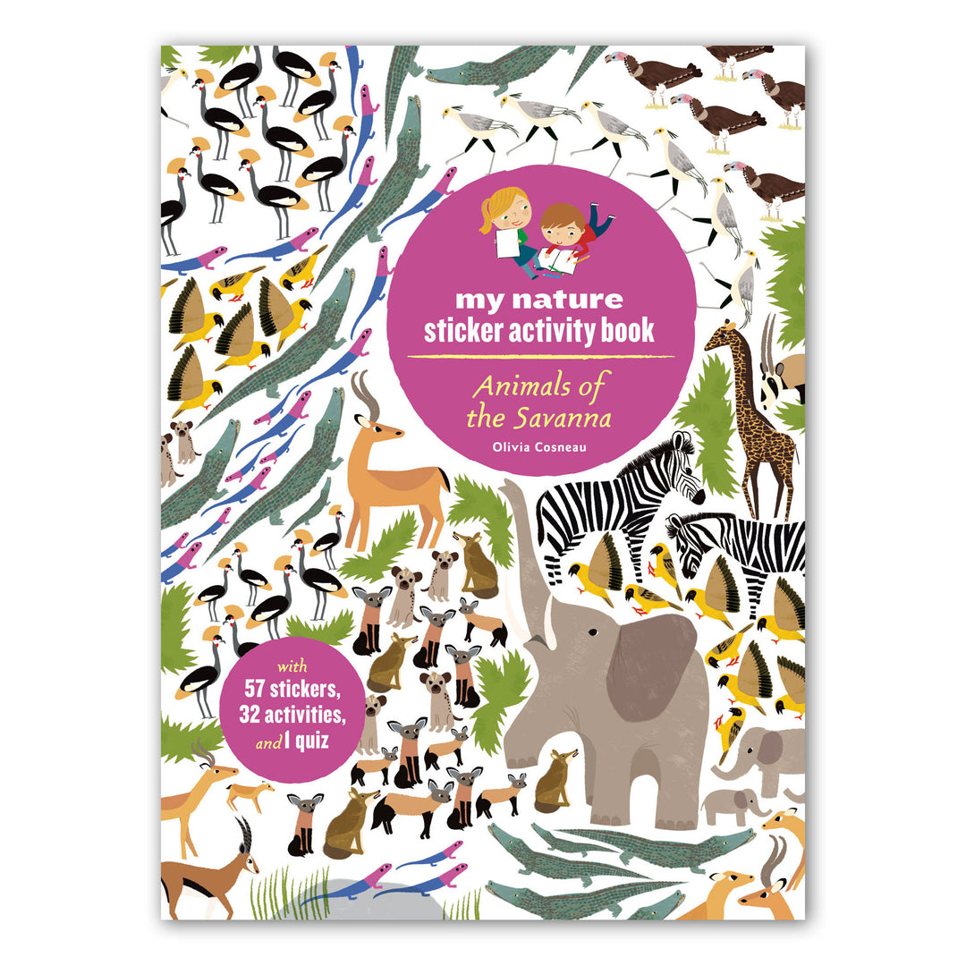 Animals Of The Savanna Sticker Activity Book